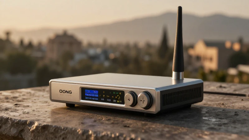 Modem Zong con paisaje paquistaní cálido