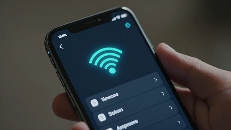 Pantalla Android muestra ajustes con señal brillante