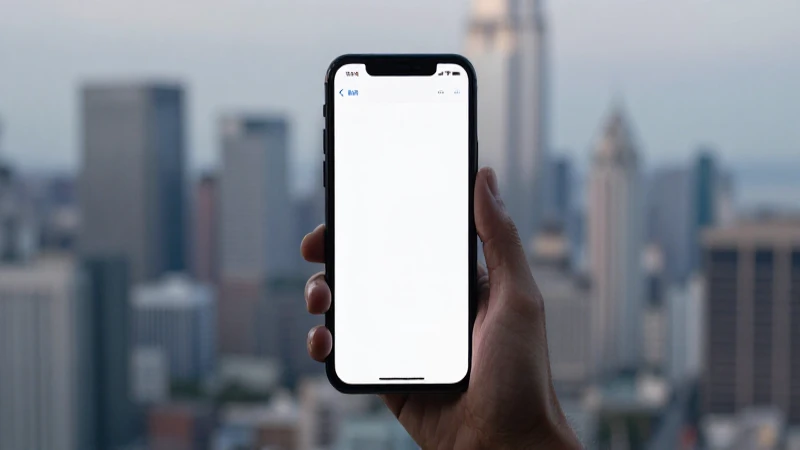 Teléfono muestra señal con fondo difuminado