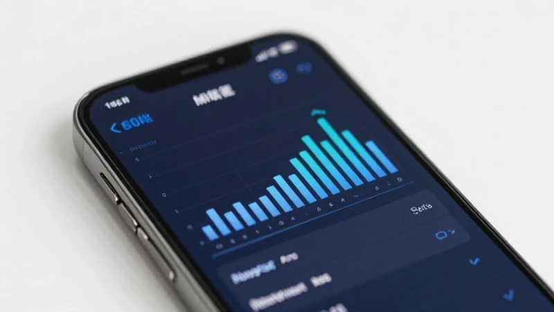 Smartphone muestra configuración y señal cercana