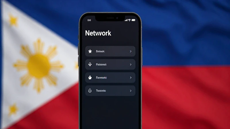 Guía Completa de Configuración de APN para Dito en Filipinas 3 Teléfono con ajustes, fondo filipino e iluminación suave