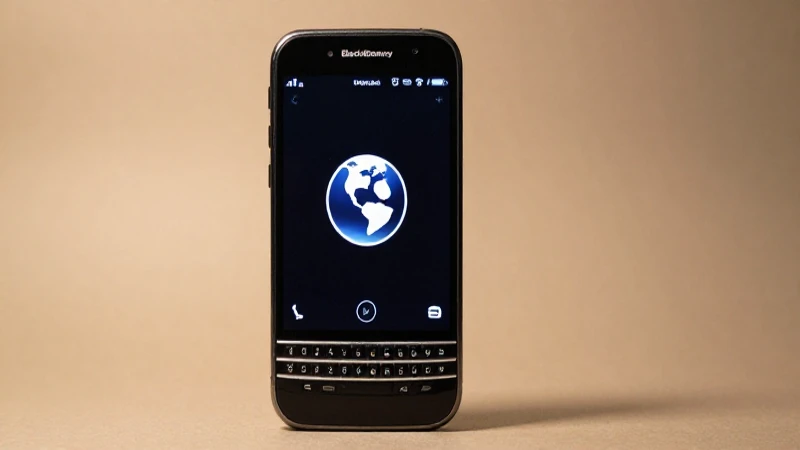 Teléfono BlackBerry sobre red Globe