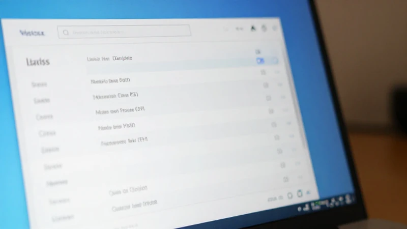 Escritorio Windows muestra menú de configuración