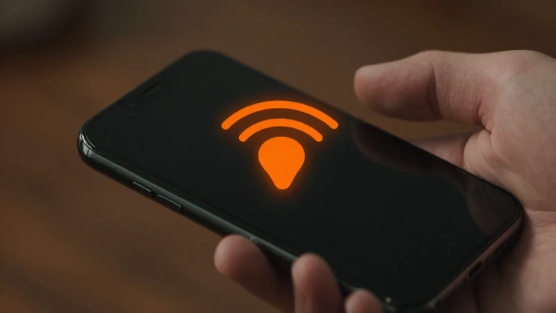 Configura el APN Poland Android PL Orange sin complicaciones 3 Smartphone naranja, iluminación suave, efecto cinematográfico