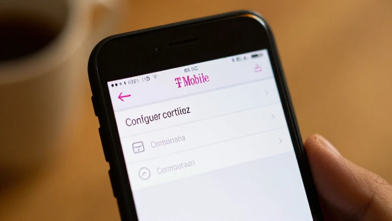 Configurar el APN asegura conexión a T-Mobile