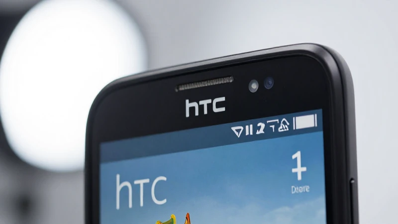 Fotografía de producto de teléfono HTC