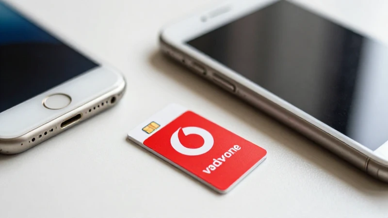 iPhone con tarjeta SIM de Vodafone Qatar