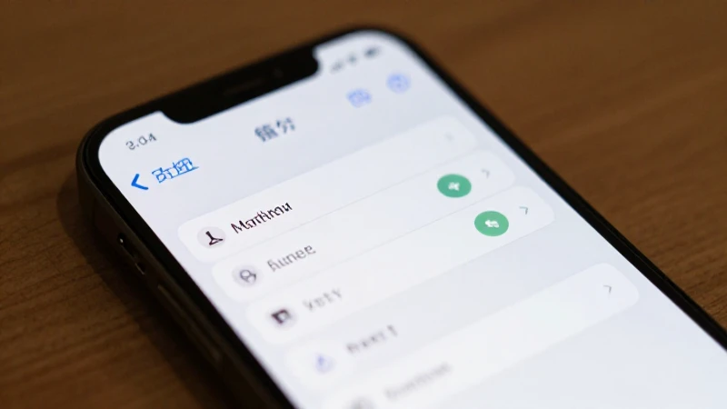 iPhone mostrando ajustes, luz cálida y moderna