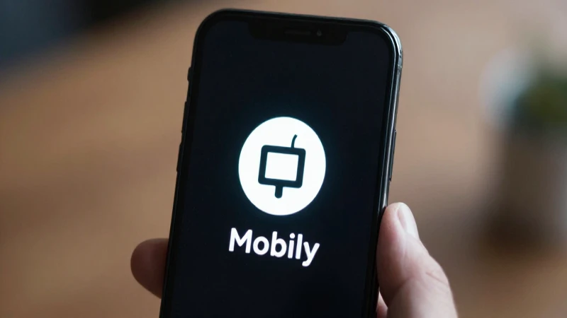 Smartphone Android con brillo sutil y enfoque cercano
