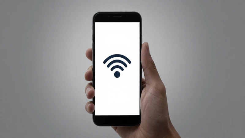 Teléfono Android iluminado con señal móvil