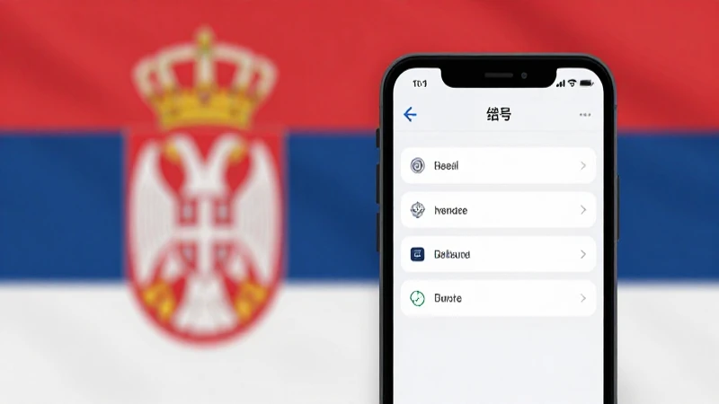 Celular muestra ajustes con fondo borroso