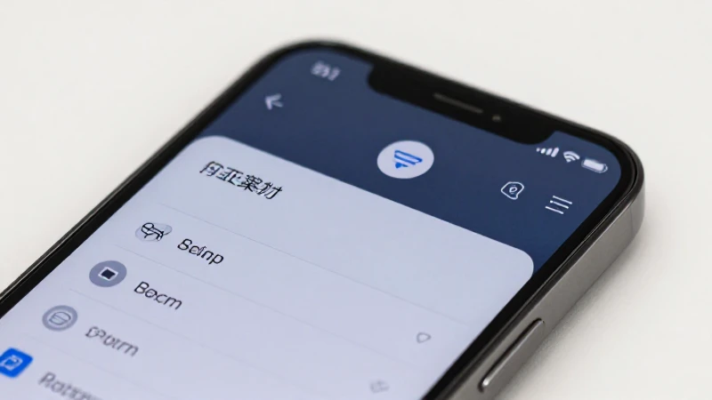 Smartphone muestra ajustes con conexión móvil