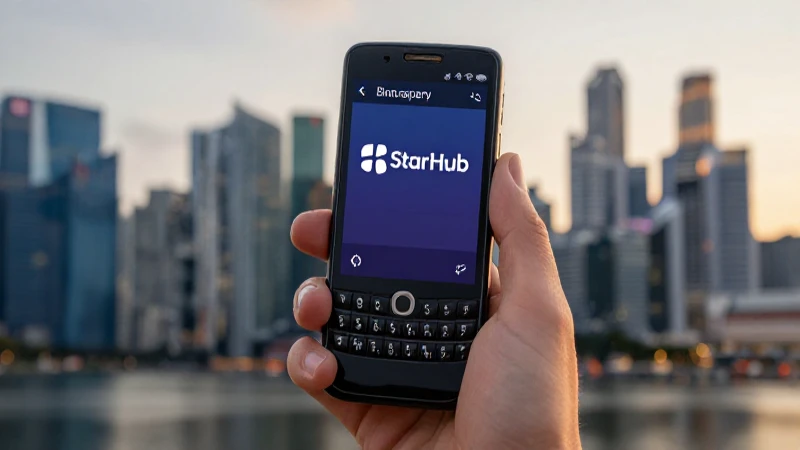 Configuración APN StarHub para Blackberry en Singapur