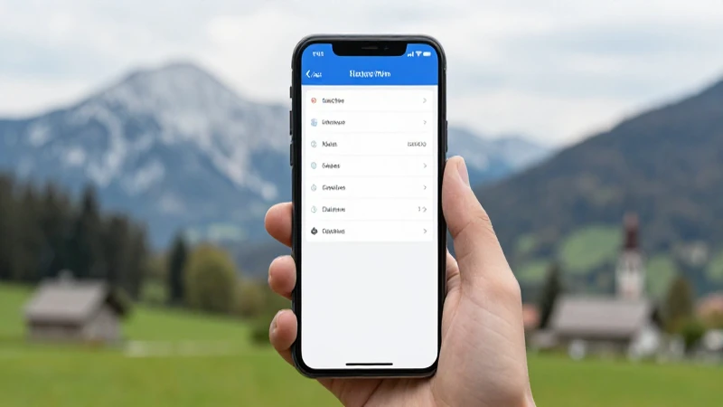 APN Slovenia A1 Si: Todo lo que Necesitas Saber 3 Teléfono muestra redes, paisaje esloveno suave