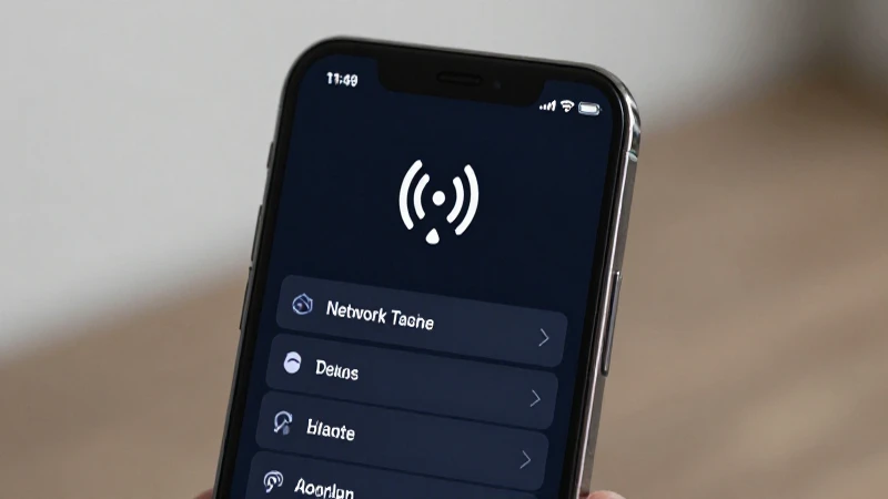 Teléfono muestra ajustes con luz suave