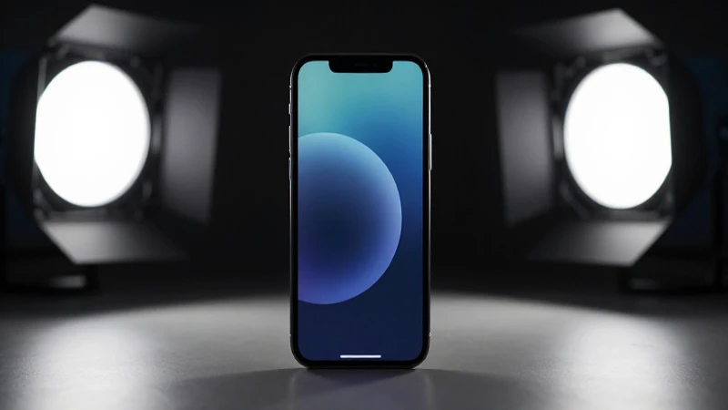 Fotografía elegante del iPhone con luz suave
