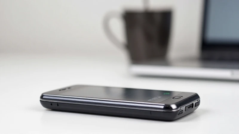 Smartphone negro con iluminación de estudio