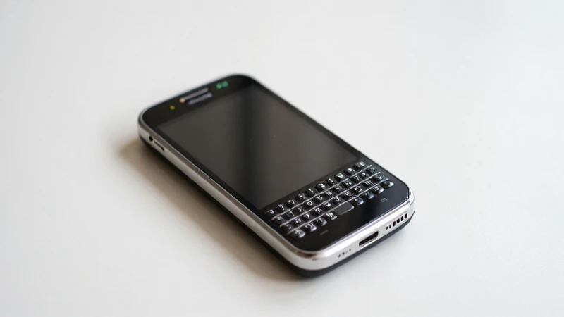 Smartphone moderno con señal LTE brillante