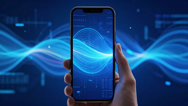 Pantalla brillante sobre datos azules modernos