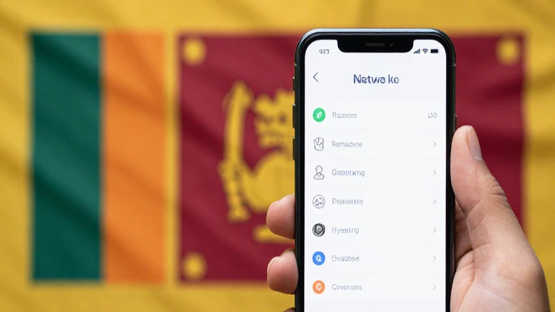 Guía Completa para Configurar APN Sri Lanka Airtel 4 Teléfono muestra ajustes con fondo difuminado