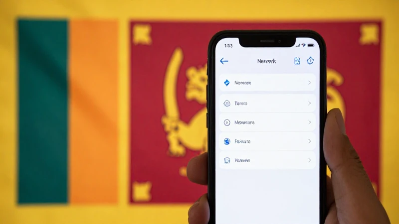 Guía Completa para Configurar APN Sri Lanka Airtel 3 Celular con ajustes, fondo de Sri Lanka