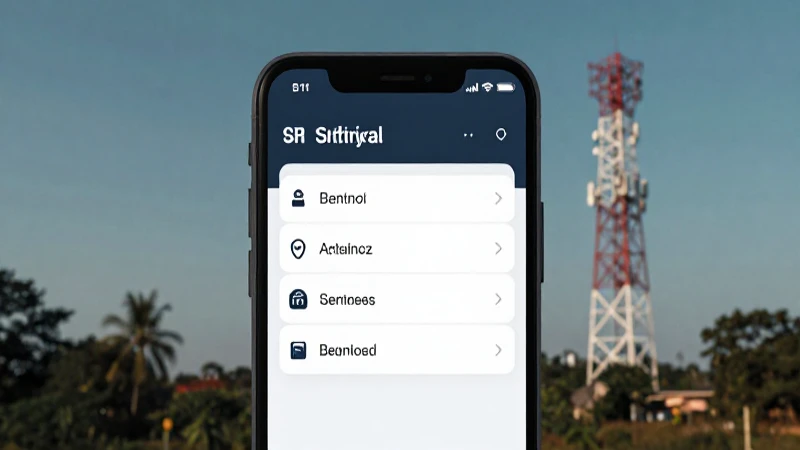 Teléfono Android, ajustes, torre celular, enfoque nítido