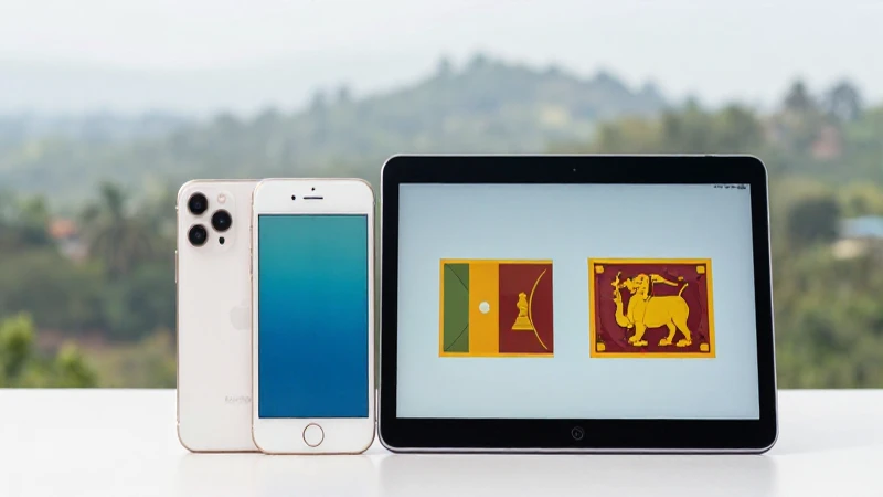 APN Sri Lanka Dialog APN Settings for iPhone and iPad 4 Fotografía suave de iPhone con paisaje