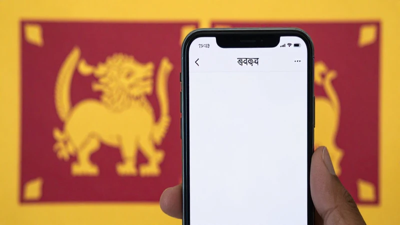 Guía Completa Sobre APN SriLanka Dialog Configuraciones Automáticas 3 Smartphone conectado con sutil bandera de Sri Lanka