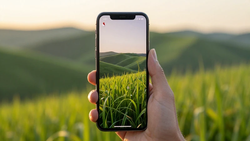 Guía Completa Sobre APN SriLanka Dialog Configuraciones Automáticas 5 Teléfono muestra señal en paisaje dorado
