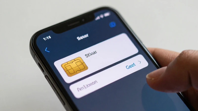Celular muestra ajustes con SIM de Sri Lanka