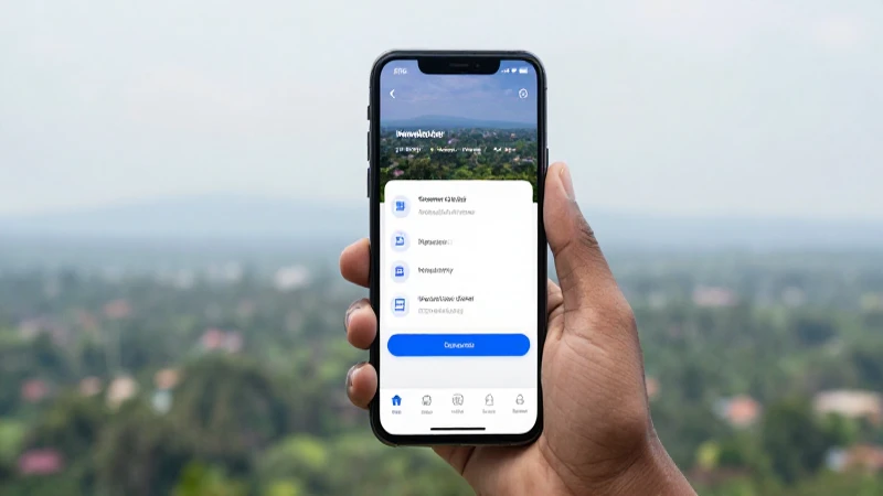 Smartphone muestra paisaje de Sri Lanka al amanecer