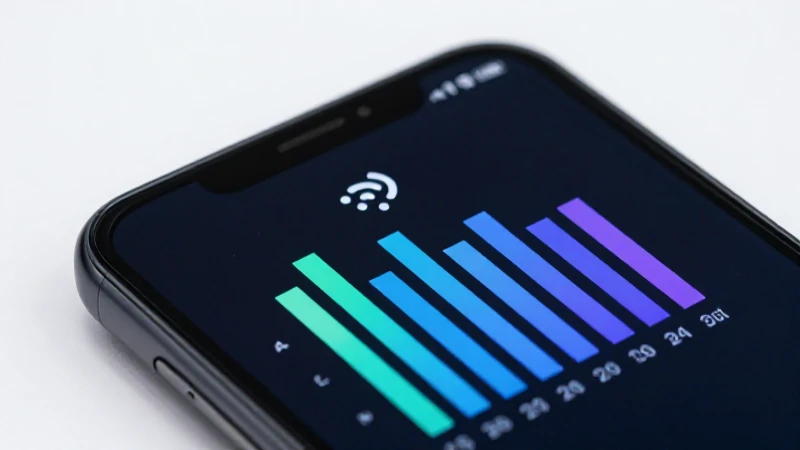 Teléfono Android con luz suave e indicación celular