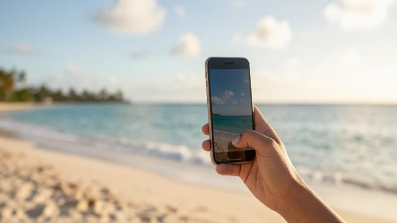 Guide to APN Settings for St. Lucia Digicel LC Users 3 Teléfono móvil en playa al atardecer