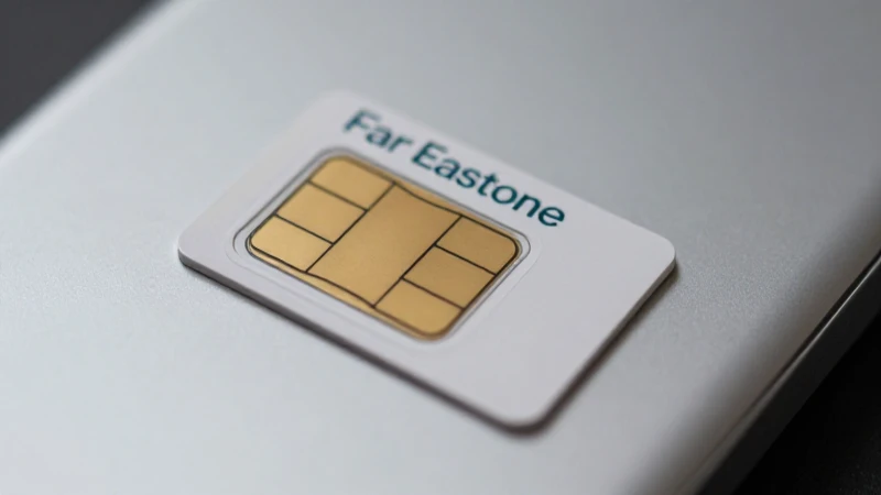 Primer plano suave de iPhone con SIM asiática