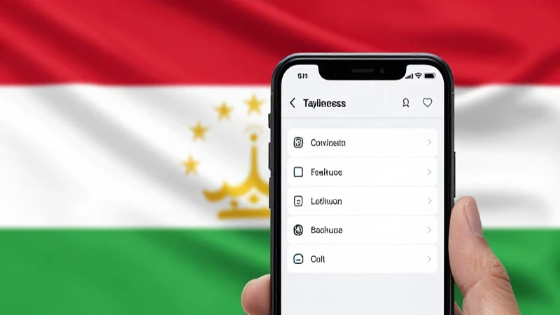 Guía Completa sobre APN Tajikistan Megafon TJ APN Settings 3 Teléfono muestra ajustes con fondo Tajikistán