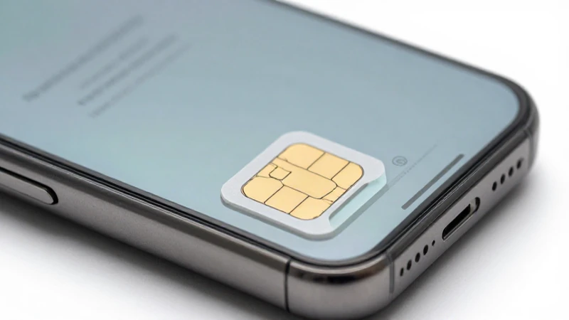 Completando la Guía Definitiva para Configurar APN Thailand DTAC APN Settings 3 Primer plano detallado del móvil con SIM tailandés