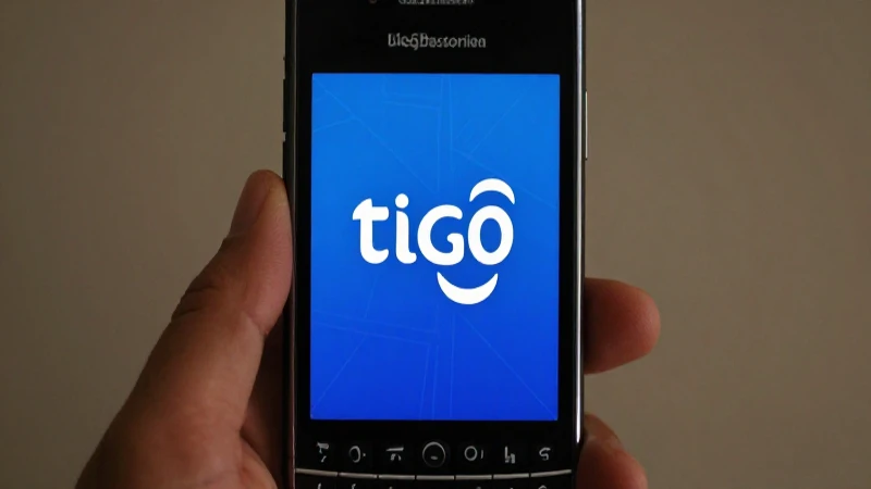 Smartphone BlackBerry, luz suave en primer plano