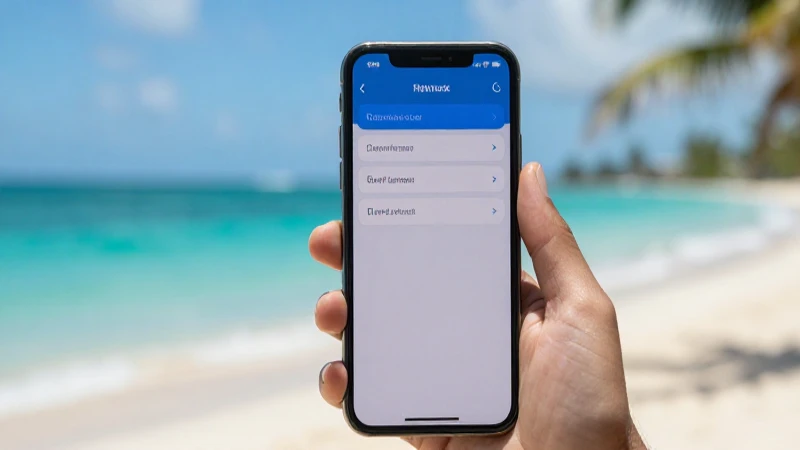 Teléfono inteligente, Caribe, luz suave y cinematográfica