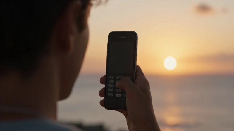 APN Trinidad and Tobago Digicel TT: Guía Completa y Detallada 3 Atardecer caribeño con móvil, luz cálida
