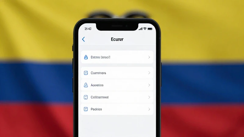 Ajustes de red visibles con bandera ecuatoriana