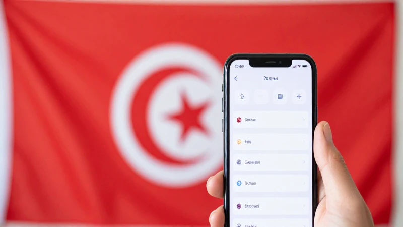 Smartphone muestra ajustes con fondo difuso