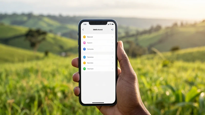 Guía Completa sobre APN Uganda Airtel UG para Conexión Móvil 3 Pantalla de móvil contra hermoso paisaje ugandés