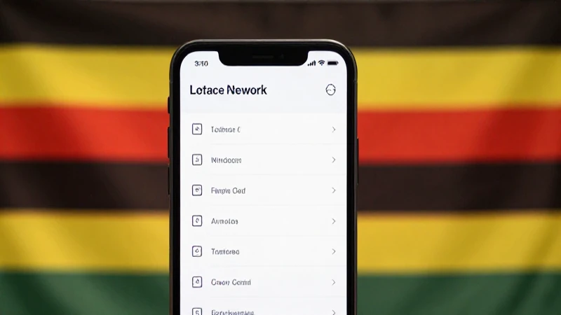 Cómo Configurar APN Uganda Smile UG para una Conexión Óptima 4 Teléfono muestra configuración con fondo sutilmente borroso