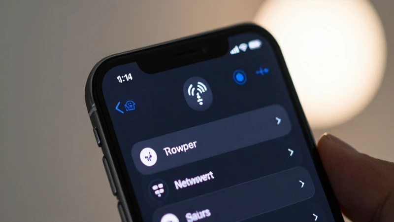 Pantalla muestra ajustes modernos y luz suave