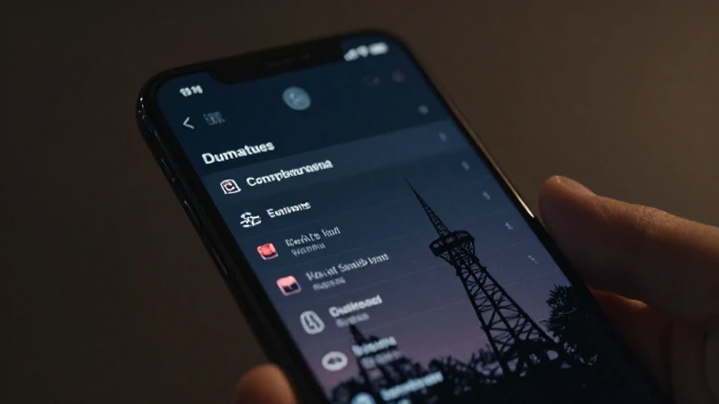 Teléfono muestra ajustes en luz cinematográfica