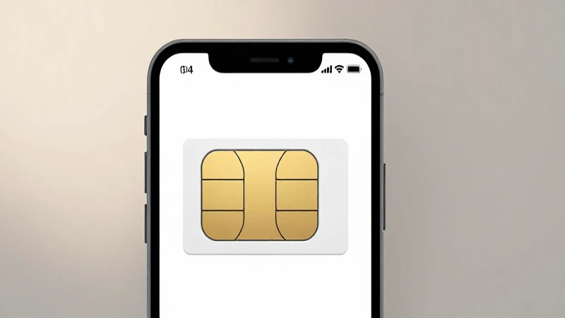 Tarjeta SIM del Reino Unido, pantalla y luz suave