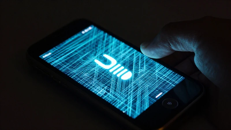 Teléfono móvil, señal y rejilla luminosa