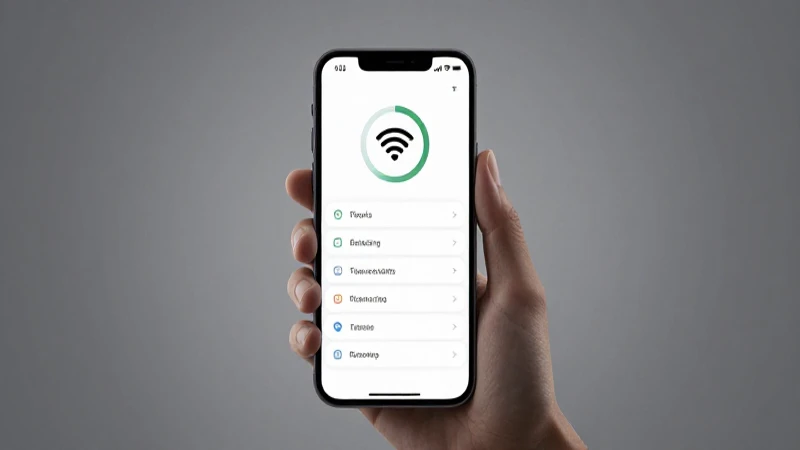 Teléfono muestra ajustes con luz suave