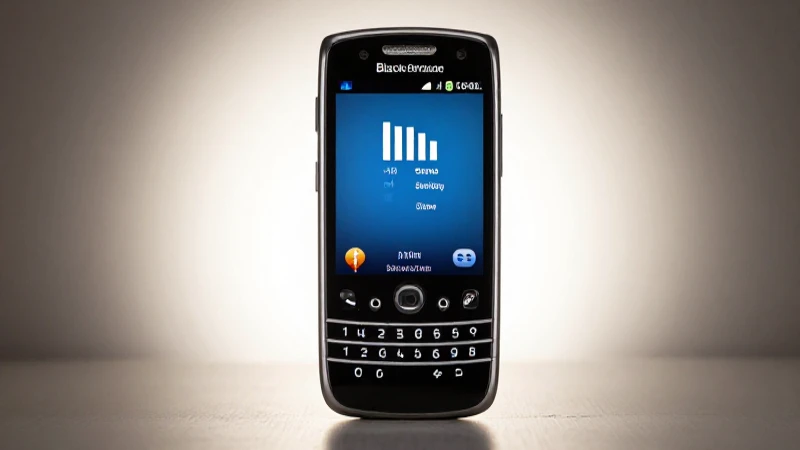 Comprehensive Guide to APN UK EE Settings for BlackBerry Curve Bold 3 Teléfono BlackBerry con señal y luz suave