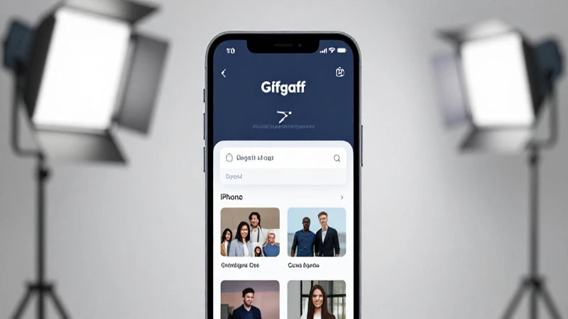 Fotografía de producto con iPhone y GiffGaff